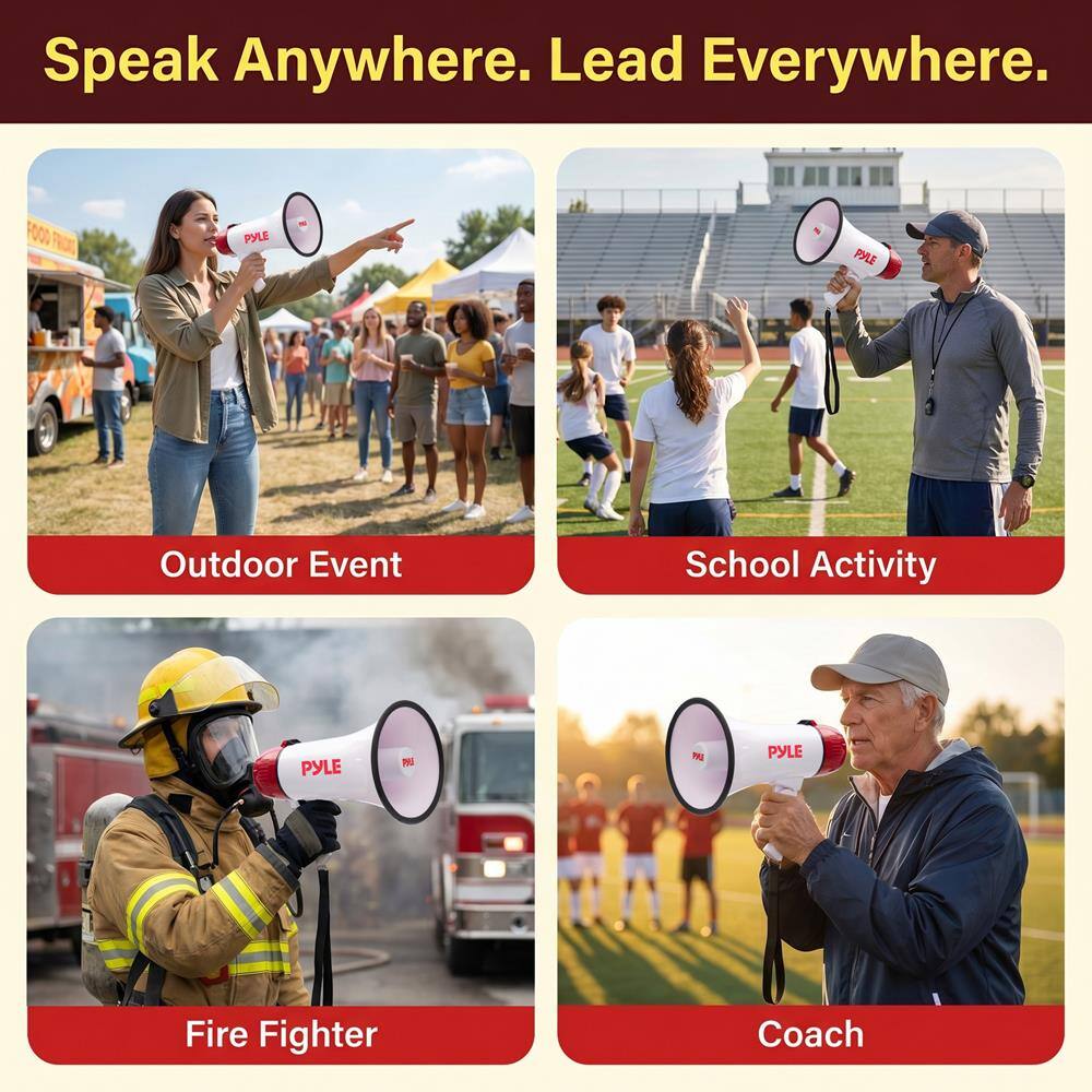 Speak Anywhere. Lead Everywhere.

Outdoor Event

School Activity

Fire Fighter

Coach