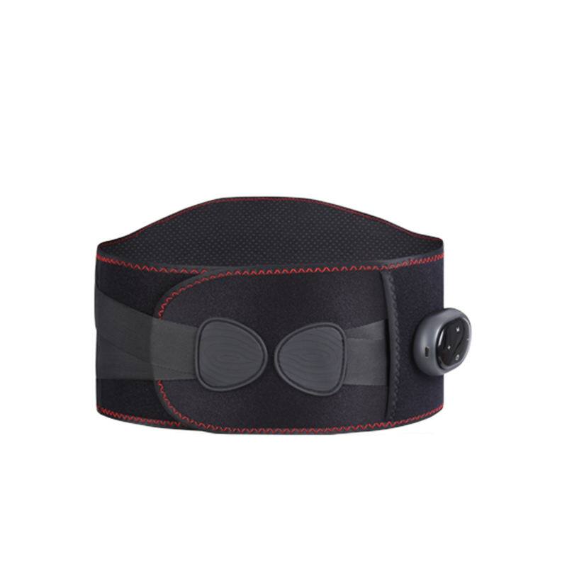 Alt View 1. Cluzine - Adjustable Heated Lumbar Support Belt Electric Back Waist Massager.
