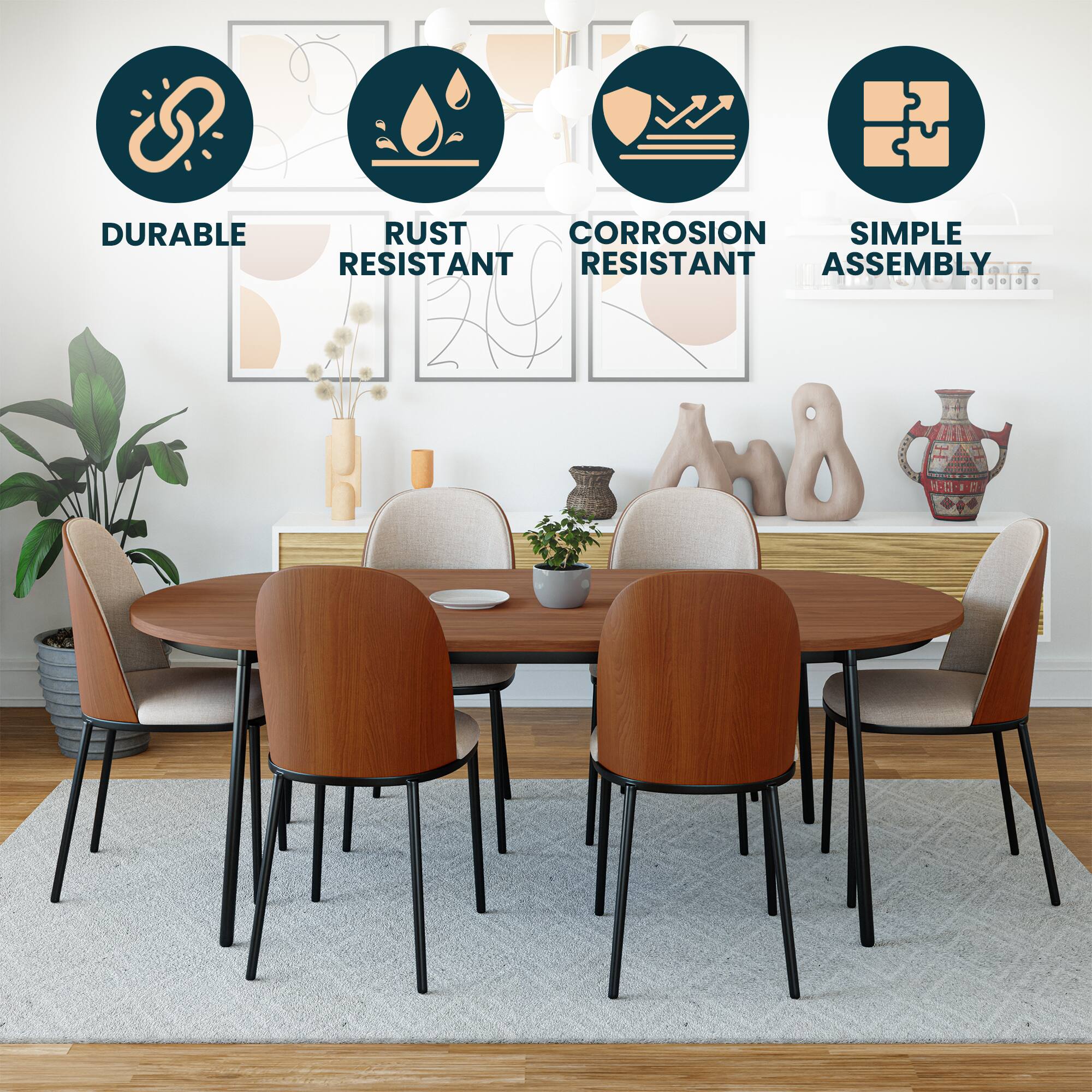 DURABLE RUST RESISTANT CORROSION RESISTANT SIMPLE ASSEMBLY