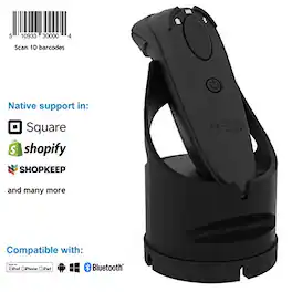 Sleek Socket - DuraScan D730 Laser Barcode Scanner with Charging Dock