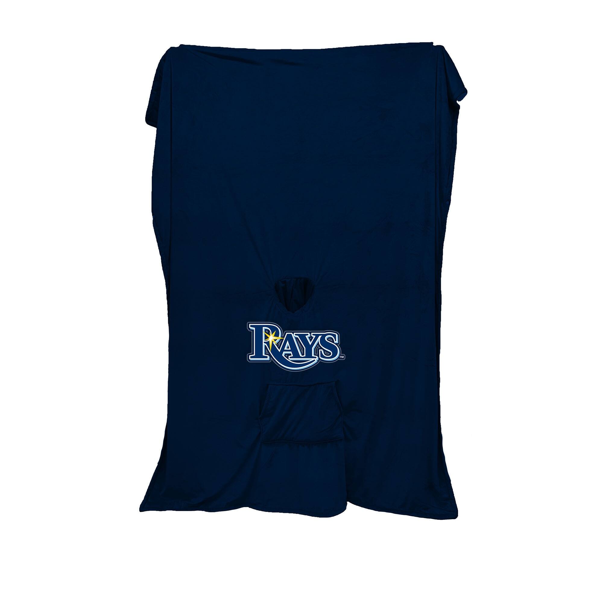 Alt View 2. Pegasus - Tampa Bay Rays 60" x 80" Team Color Logo Patch Bloncho - Multicolor.