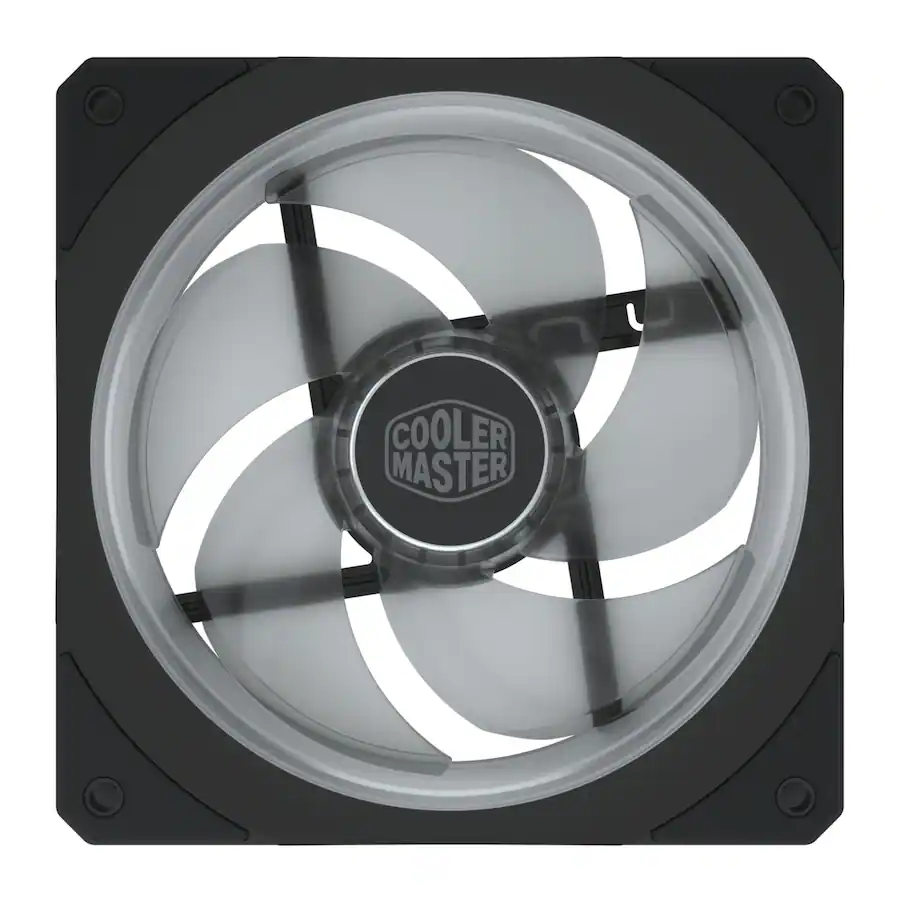Top Frame Fan Cooler Master Masterfan SF120P ARGB Square Frame Fan with Customizable ...