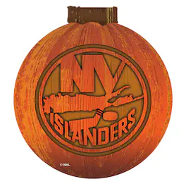 Fan Creations - New York Islanders 12'' Pumpkin Sign - Orange