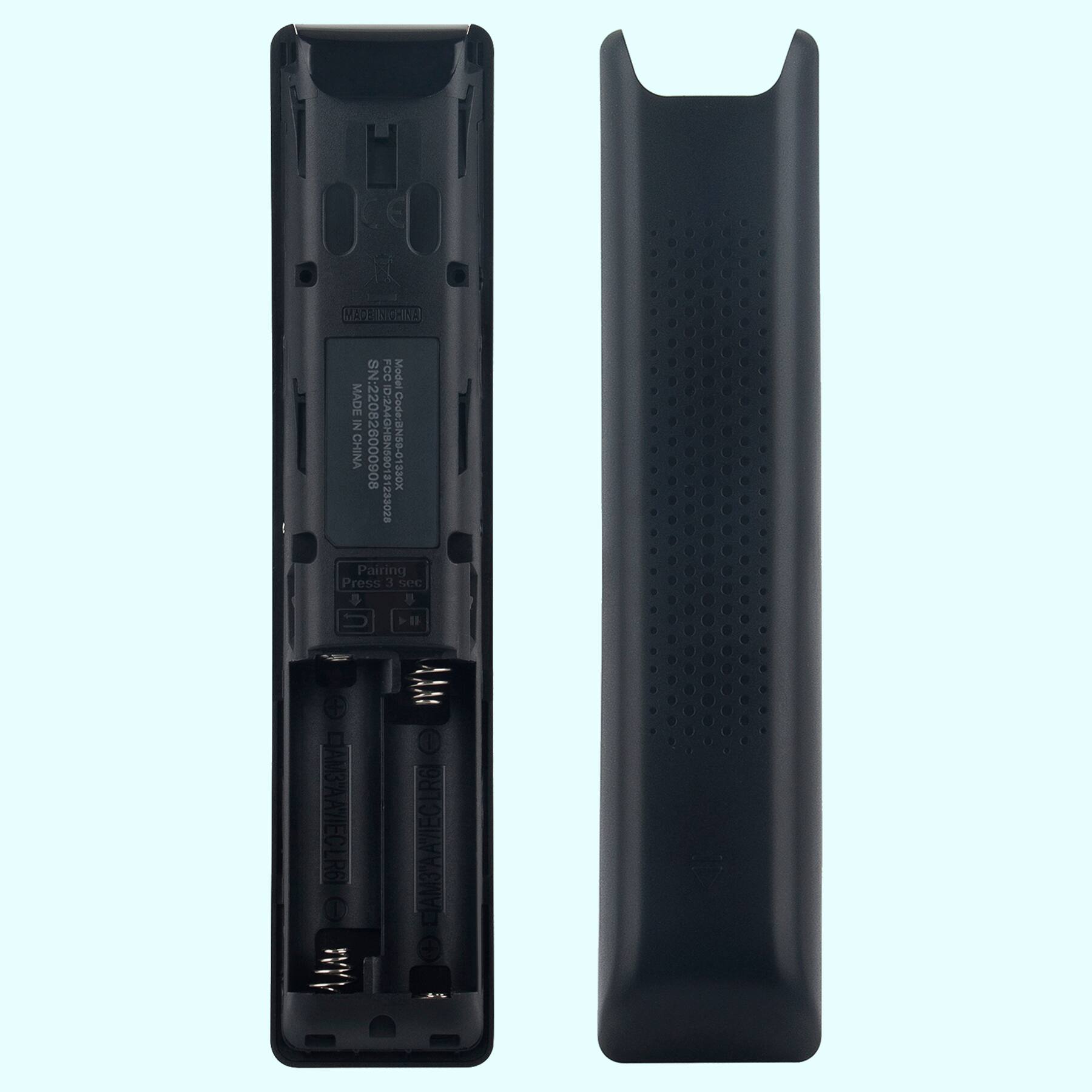 Krsike FOC Medel  
MADE IN CHINA  
SN: 22082800090  
D: 2M4GHBN590131231  
Code: BN50-01330X  
238028  
Pairing Press 3 Sec  
SCC U -11 + AM3AA7IECLR6  
1 R6 AM3AAVIECLR6  

MADE IN CHINA  
SN: 22082800090  
D: 2M4GHBN590131231  
Code: BN50-01330X  
238028  
Pairing Press 3 Sec  
SCC U -11 + AM3AA7IECLR6  
1 R6 AM3AAVIECLR6