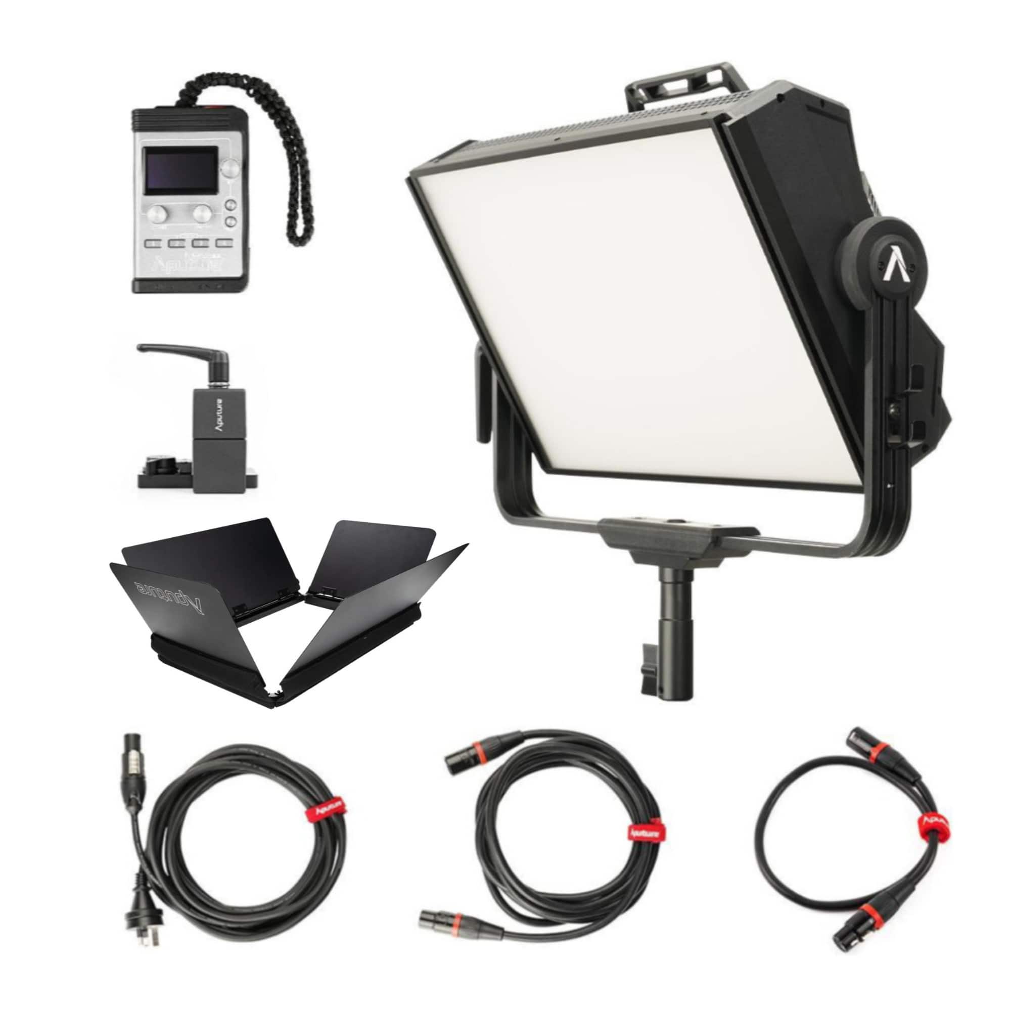 Aputure - Nova P300C 300W RGBWW LED Soft Light Panel with P300C Barndoors Bundle