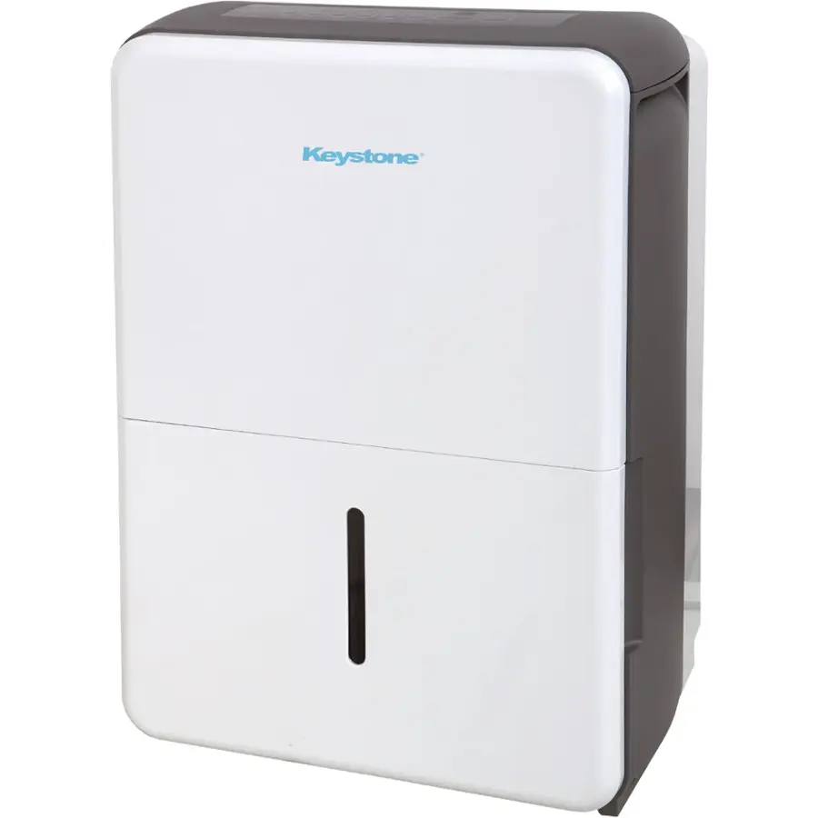 Alt View 21. Keystone - 50 Pint Dehumidifier with Electronic Controls - White.