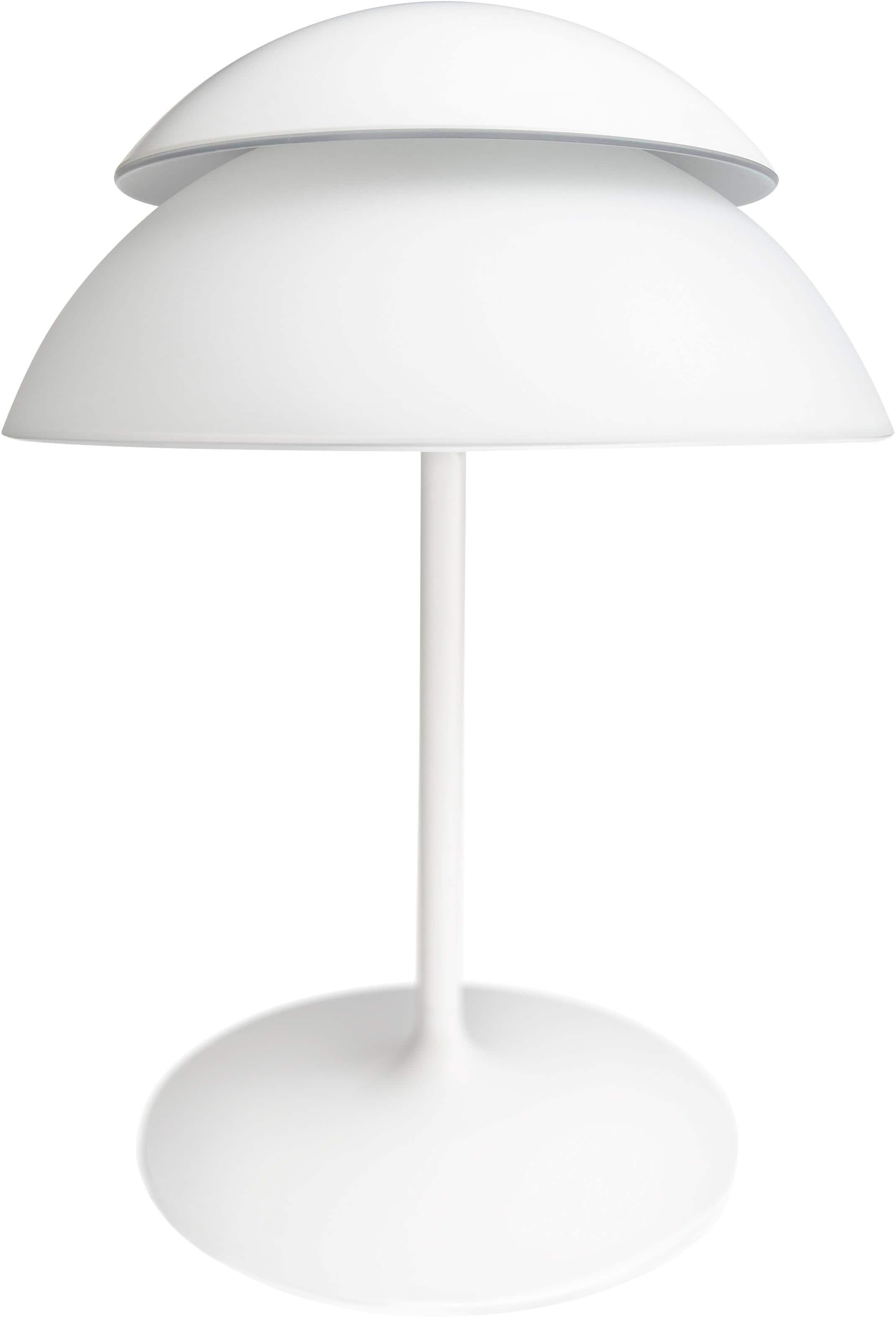 Front. Philips - Hue Beyond Dimmable LED Smart Table Lamp - White.