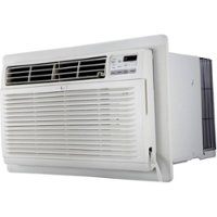 LG - 8,000 BTU 115V Through-the-Wall Air Conditioner with Remote Control - White - Front_Zoom