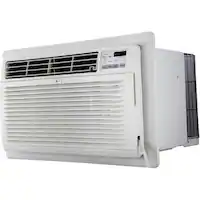 LG - 330 Sq. Ft. 8,000 BTU In Wall Air Conditioner with Remote - White - Front_Zoom