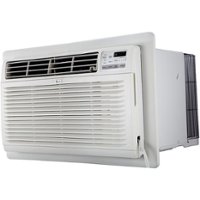 LG - 330 Sq. Ft. Through-the-Wall Air Conditioner - White - Front_Zoom