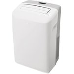 Front. LG - 200.2 Sq. Ft. Portable Air Conditioner - White.
