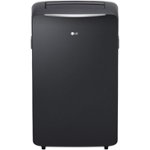 Front Zoom. LG - 500 Sq. Ft. Portable Air Conditioner and Heater - Graphite gray.