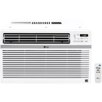 LG - 1000 Sq. Ft. Window Air Conditioner - White - Front_Zoom