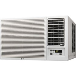 LG - 1420 Sq. Ft. Window Air Conditioner and 1420 Sq. Ft. Heater - White - Front_Zoom