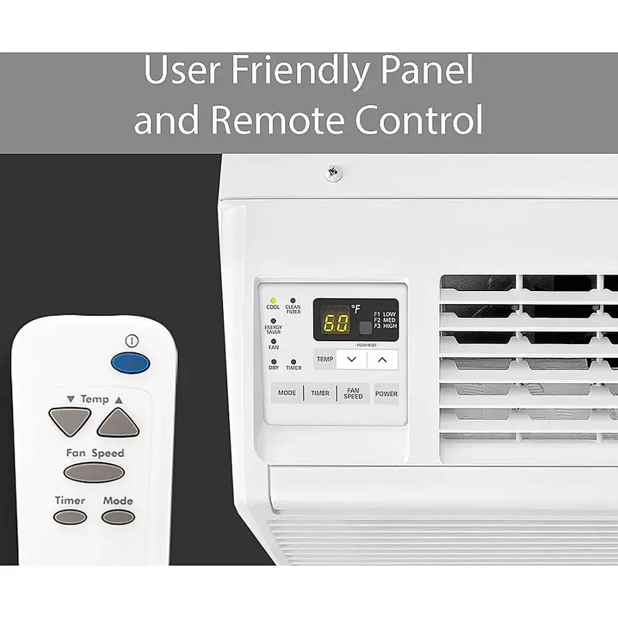 User Friendly Panel and Remote Control:

* Cool Clean Far Enjoyment
* Fan Speed: F1 (Low), F2 (Med), F3 (High)
* Timer: 10 Minutes, 30 Minutes, 1 Hour, 2 Hours, 4 Hours, 8 Hours
* Mode: Auto, Cool, Heat, Fan, Sleep
* Power: On/Off
* Fan Speed: 1, 2, 3, 4, 5, 6, 7, 8
* Timer: 1, 2, 3, 4, 5, 6, 7, 8, 9, 10, 11, 12, 13, 14, 15, 16, 17, 18, 19, 20, 21, 22, 23, 24, 25, 26, 27, 28, 29, 30, 31, 32, 33, 34, 35, 36, 37, 38, 39, 40, 41, 42, 43, 44, 45, 46, 47, 48, 49, 50, 51, 52, 53, 54, 55, 56, 57, 58, 59, 60, 61, 62, 63, 64, 65, 66, 67, 68, 69, 70, 71, 72, 73, 74, 75, 76, 77, 78, 79, 80, 81, 82, 83, 84, 85, 86, 87, 88, 89, 90, 91, 92, 93, 94, 95, 96, 