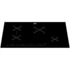 Front. Bertazzoni - Professional Series 30" Electric Induction Cooktop - Black.