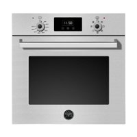 Bertazzoni - Professional Series 23.4" Built-In Single Electric Convection Wall Oven - Stainless steel - Front_Zoom