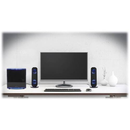 Alt View 11. iLive - Powered Wireless Speaker System (Pair) - Black.