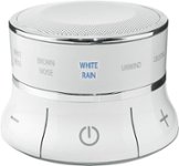 Front Zoom. Tranquil Moments - Bedside Speaker & Sleep Sounds Portable Bluetooth Speaker - White.