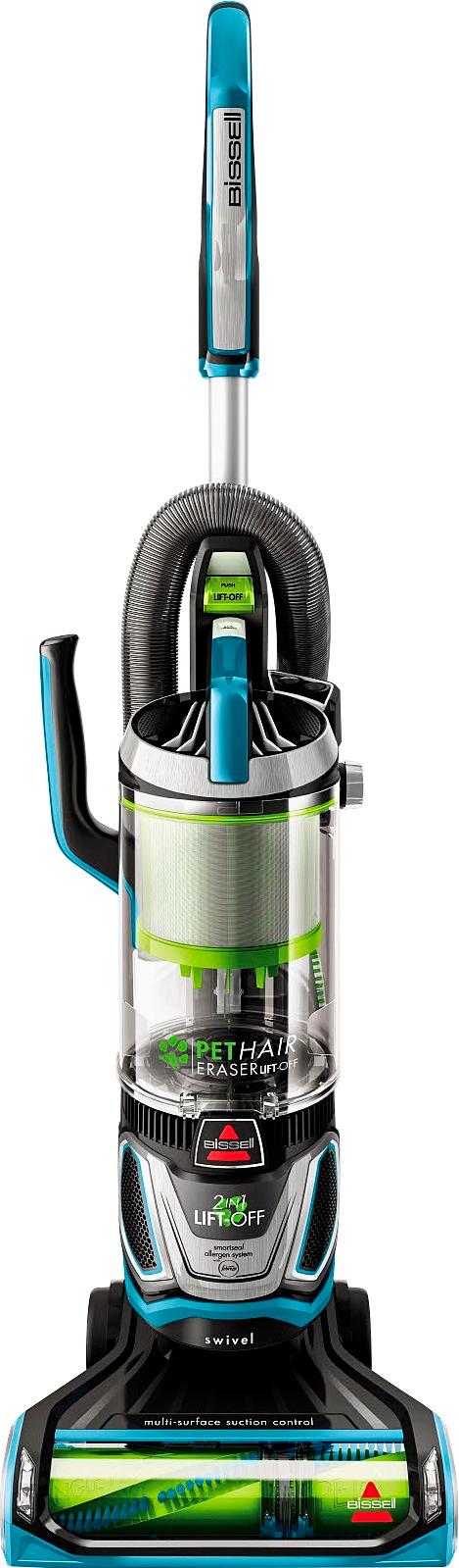 BISSELL - Pet Hair Eraser Lift-Off Upright Vacuum - Disco Teal was $299.99 now $149.99 (50.0% off)