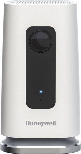 Honeywell - Lyric C1 Indoor 720p Wi-Fi Security Camera - White - Larger Front
