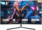 Titan-army - 31.5” Curved  Gaming Monitor, IPS 1ms 240Hz 2K QHD FreeSync 95% DCI-P3 w/ HDR400 (DisplayPort, HDMI) - Black