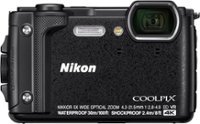 Front Zoom. Nikon - COOLPIX W300 16.0-Megapixel Waterproof Digital Camera - Black.