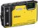 Angle. Nikon - COOLPIX W300 16.0-Megapixel Waterproof Digital Camera - Yellow.