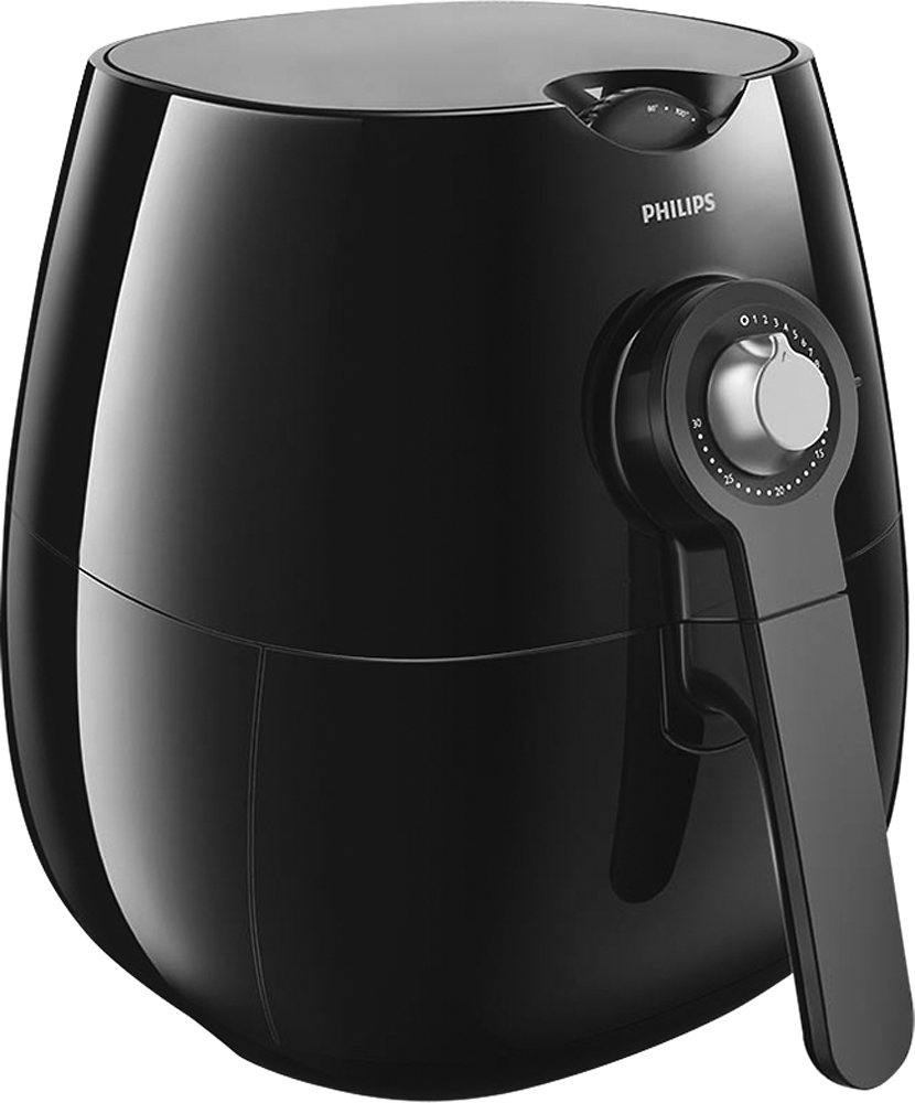 Cornwall meubilair Thriller Philips Viva Collection Airfryer Low-Fat Multicooker Black/Silver HD9220/26  - Best Buy