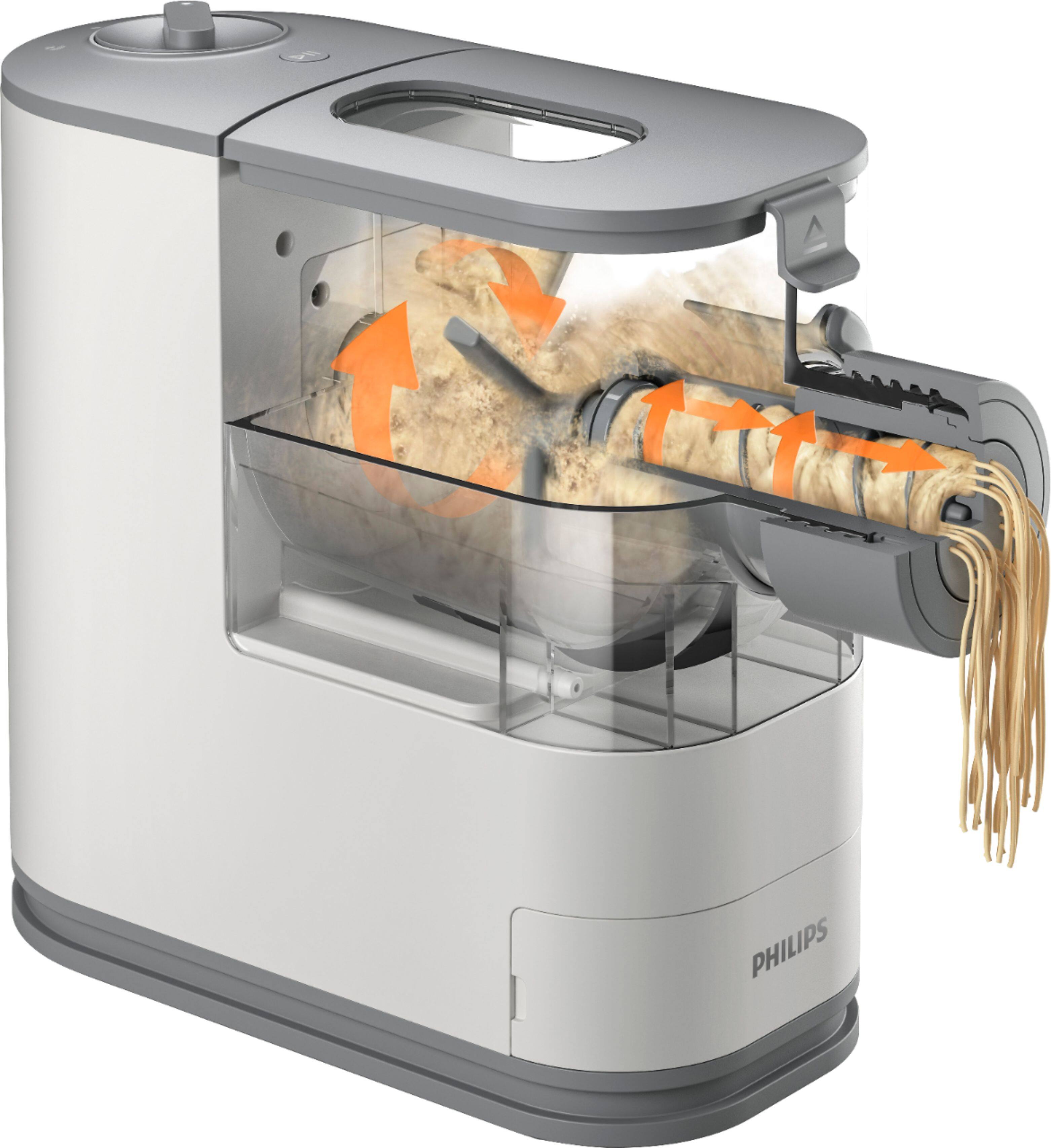 Alt View 13. Philips - Philips Compact Pasta and Noodle Maker, HR2370/05- White - White.