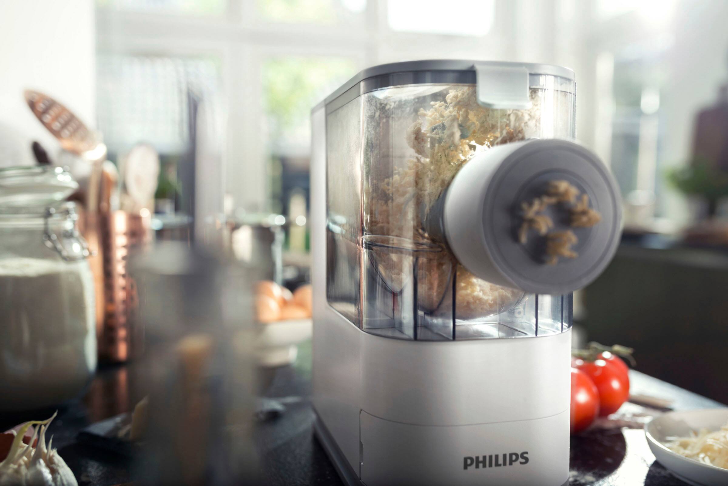 Alt View 27. Philips - Philips Compact Pasta and Noodle Maker, HR2370/05- White - White.