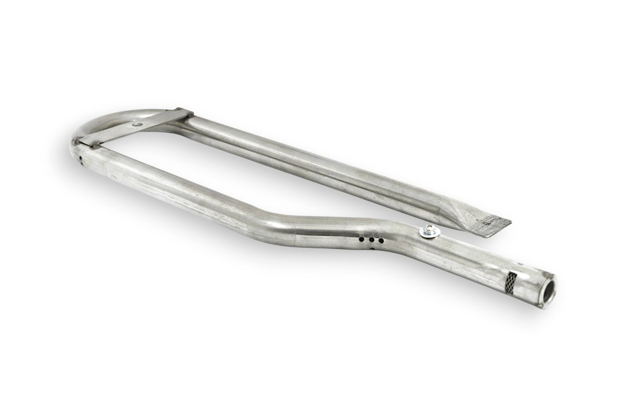 Alt View 5. Music City Metals - Music City Metals - MCM171L1711L burner, pipe, ss, 15.875 x 4.375 pipe burners, curved.