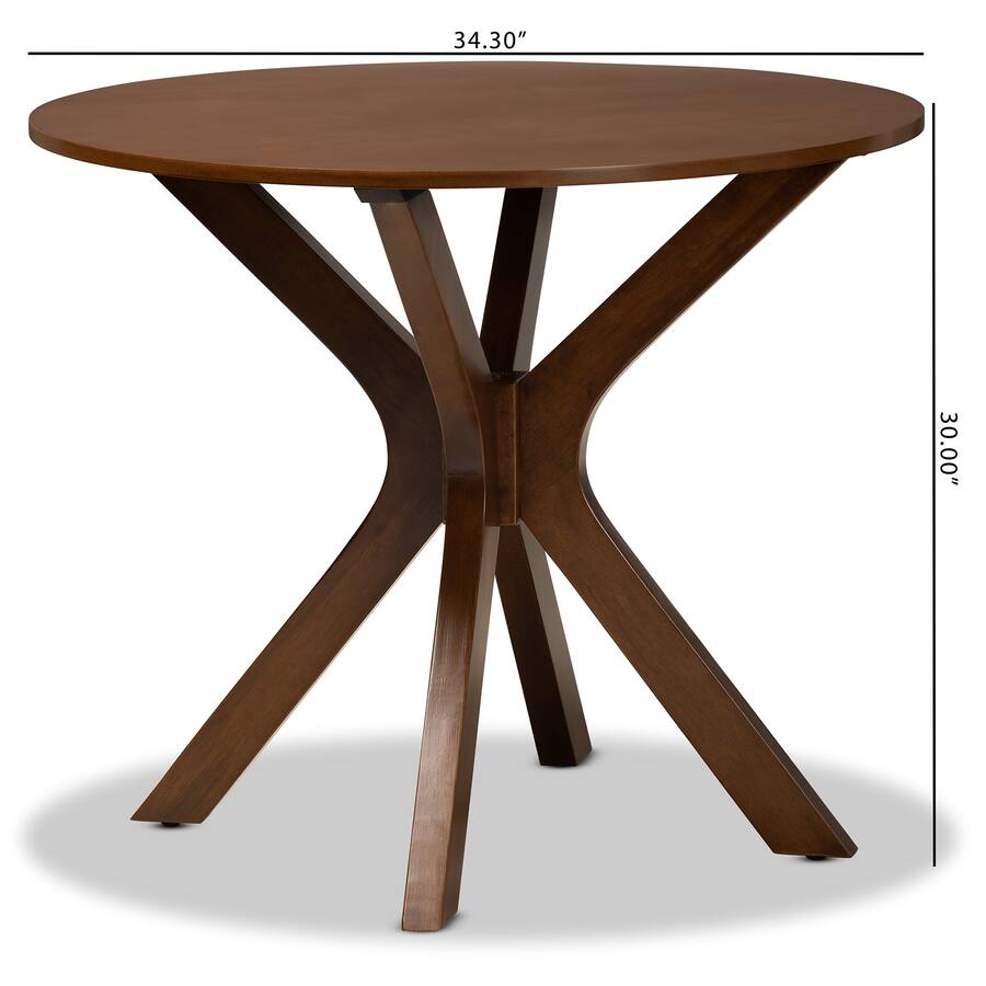boku no table 【walnut】 Furinno Boyate Special Simple Folding Table, Walnut