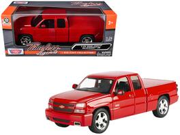 2006 Chevrolet Silverado SS Pickup Truck "Timeless Legends" Series 1/25 Diecast Model Car by Motormax - Red