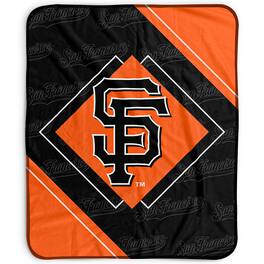 Pegasus - San Francisco Giants 50" x 60" Diamond Logo Fleece Blanket - Multicolor