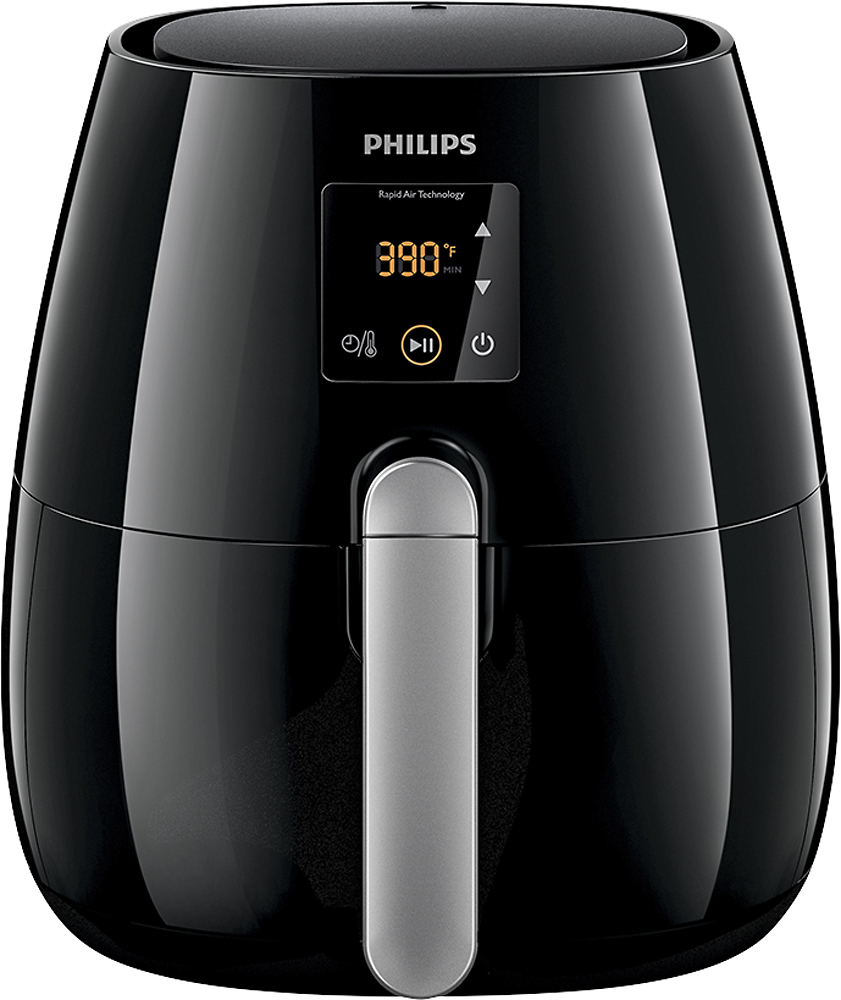 Betekenisvol bedrag negatief Philips Viva Collection Digital Air Fryer Black/Silver HD9230/26 - Best Buy