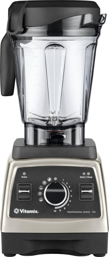Zoom in on Front Zoom. Vitamix - Professional Series 750 64-Oz. Blender - Brushed stainless.