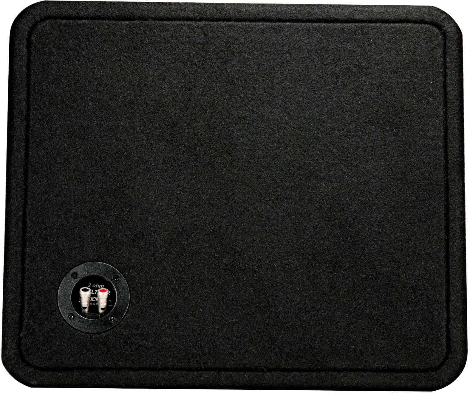 Back. KICKER - Solo-Baric L7S 12" 2-Ohm Loaded Subwoofer Enclosure - Black.