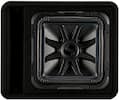 Front. KICKER - Solo-Baric L7S 12" 2-Ohm Loaded Subwoofer Enclosure - Black.