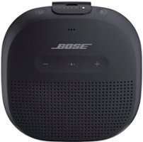 Bose - SoundLink Micro Portable Bluetooth Speaker with Waterproof Design - Black - Front_Zoom