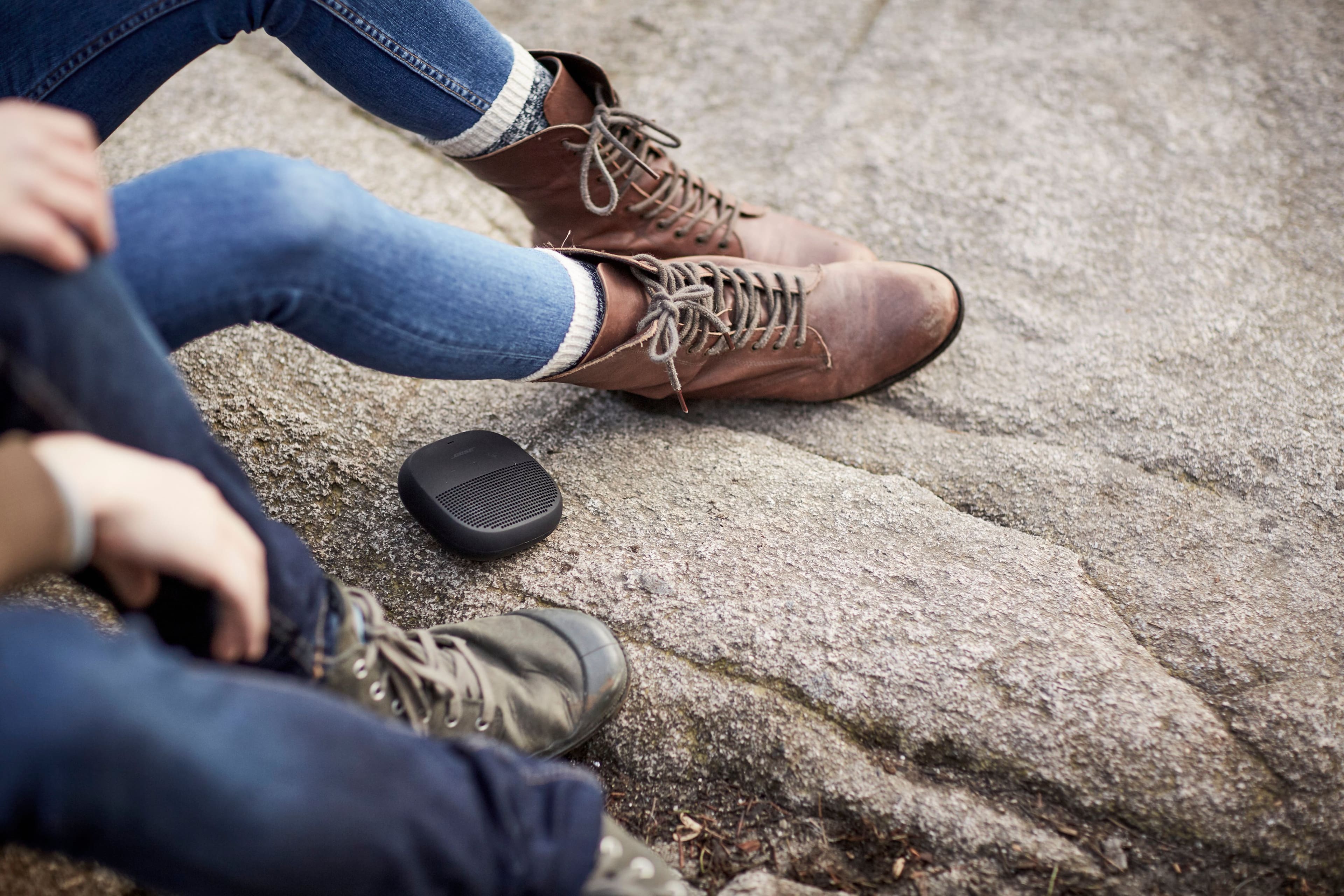 Alt View 15. Bose - SoundLink Micro Portable Bluetooth Speaker with Waterproof Design - Black.