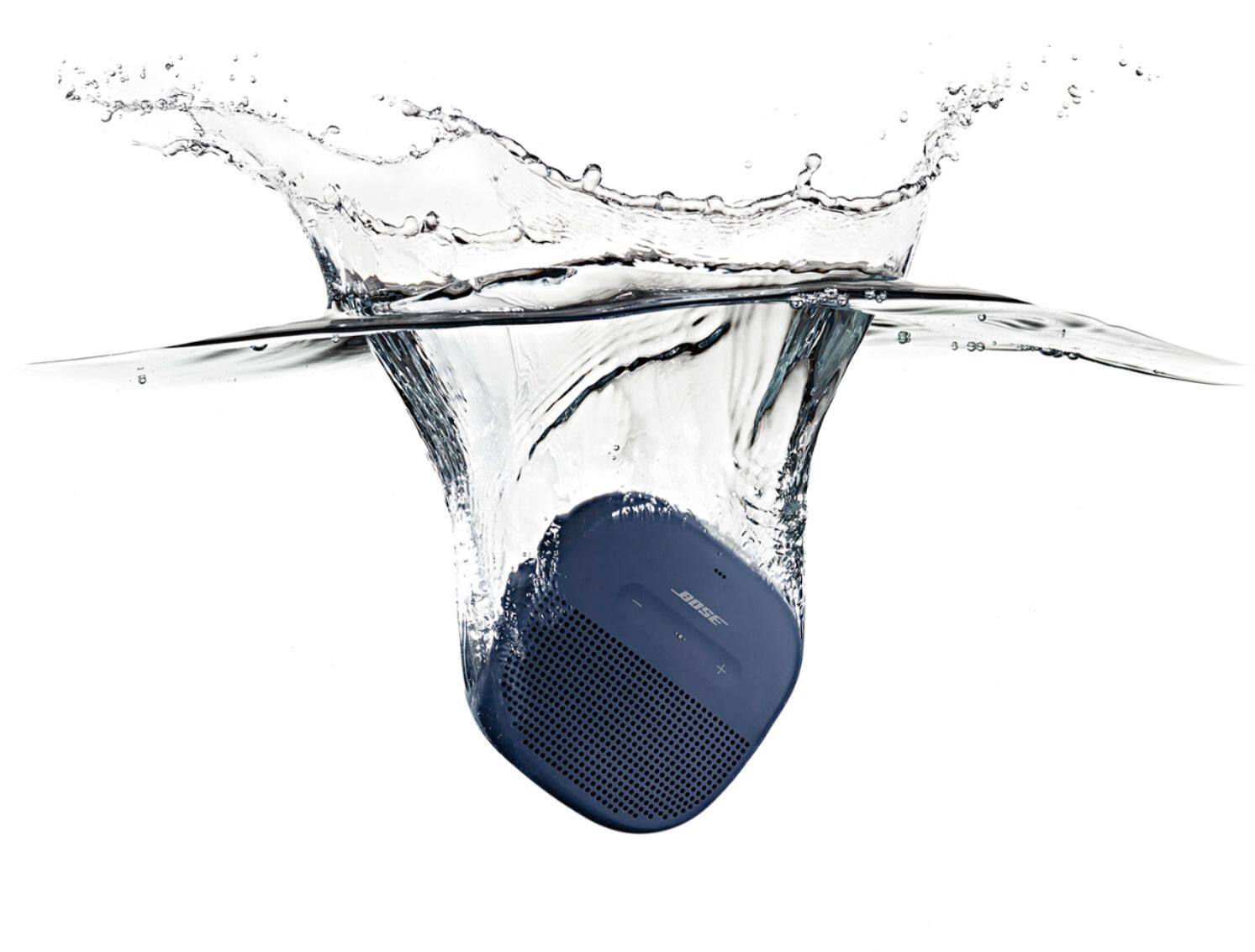 Alt View 11. Bose - SoundLink Micro Portable Bluetooth Speaker with Waterproof Design - Blue.