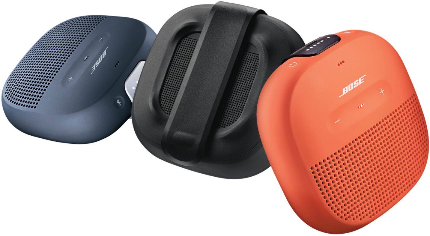 Alt View 15. Bose - SoundLink Micro Portable Bluetooth Speaker with Waterproof Design - Blue.