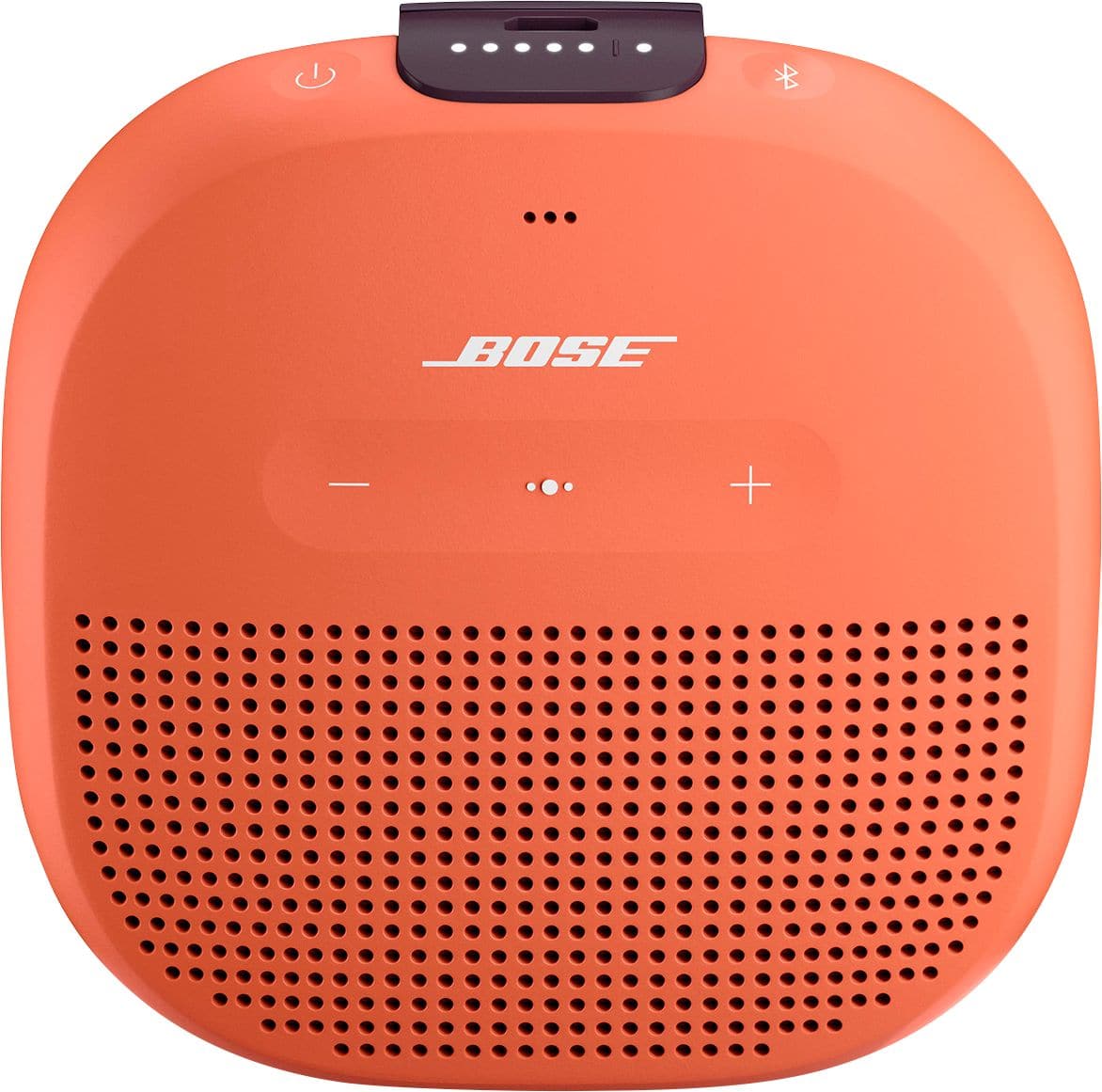 Front. Bose - SoundLink Micro Portable Bluetooth Speaker - Orange.