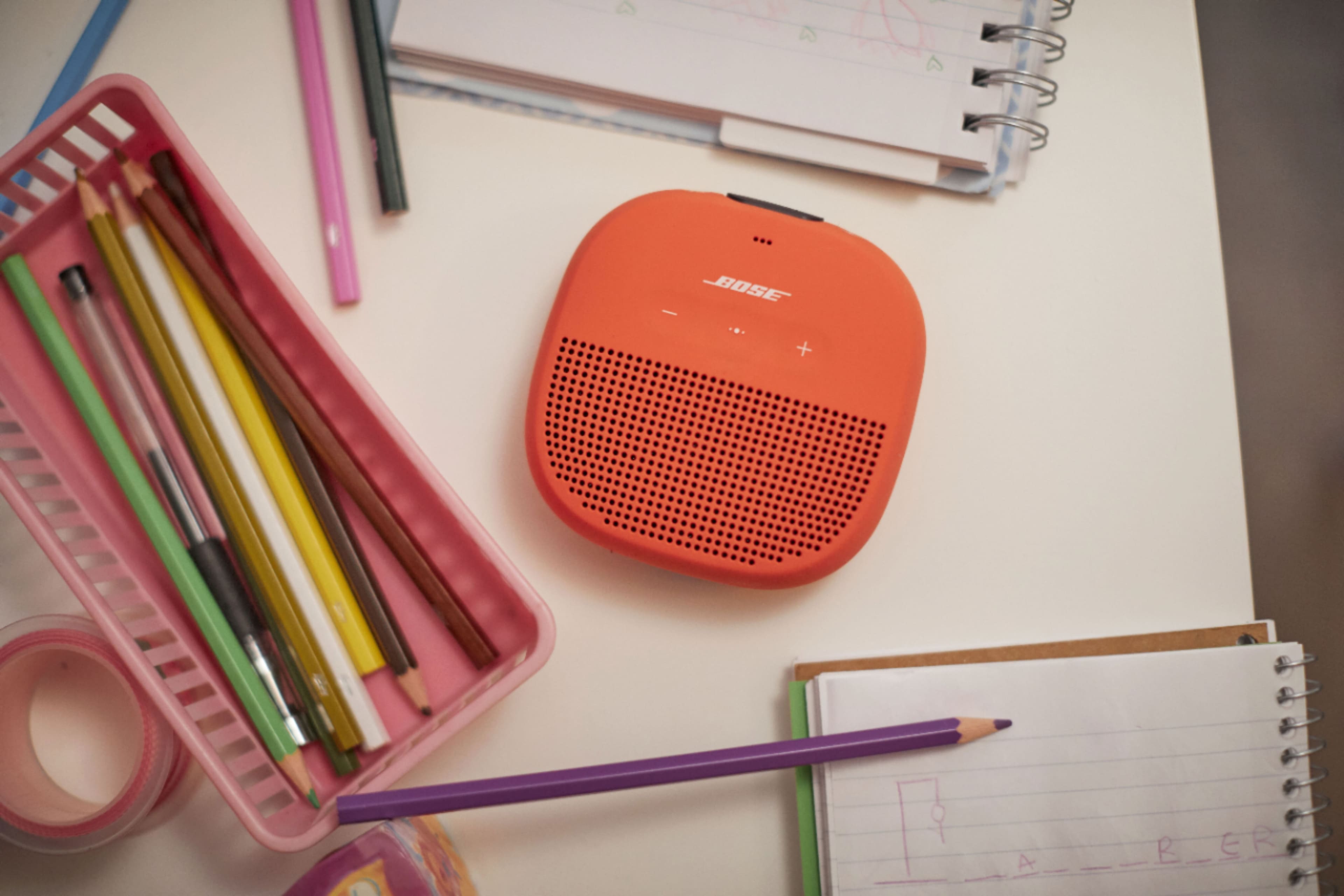 Alt View 24. Bose - SoundLink Micro Portable Bluetooth Speaker - Orange.