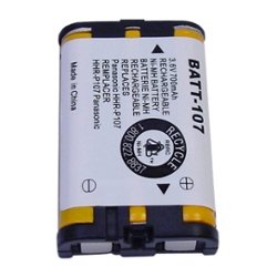 DENAQ - Nickel Metal Hydride Battery for Panasonic KX-TG3510, TG6051-02, TG6051-06 and TG6051-07 - Front_Zoom