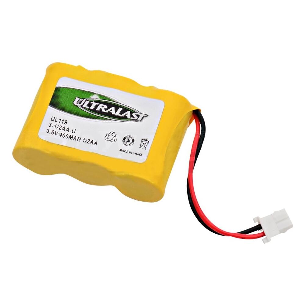 Front. UltraLast - Nickel Cadmium Battery for AT&T EL42108, EL42208, EL42308 and EL42408 - Yellow.