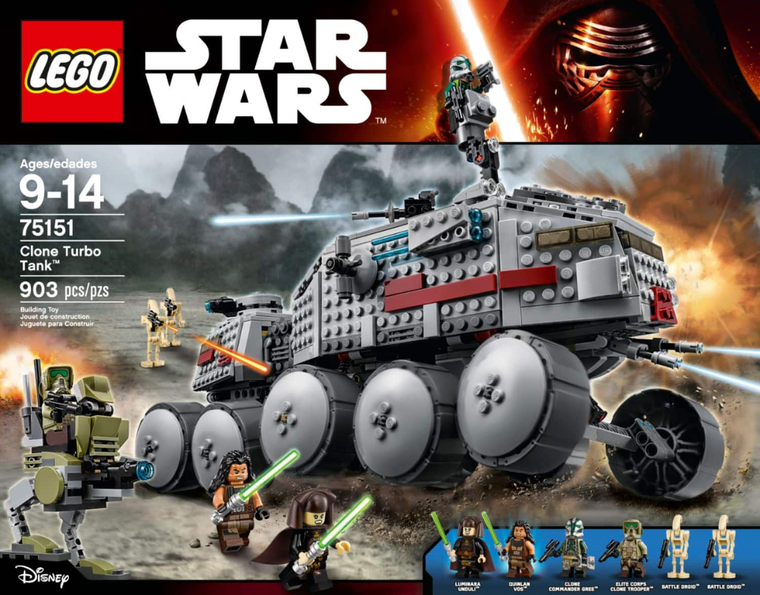 Best Buy: LEGO Star Wars Clone Turbo Tank Multi colored 6136380