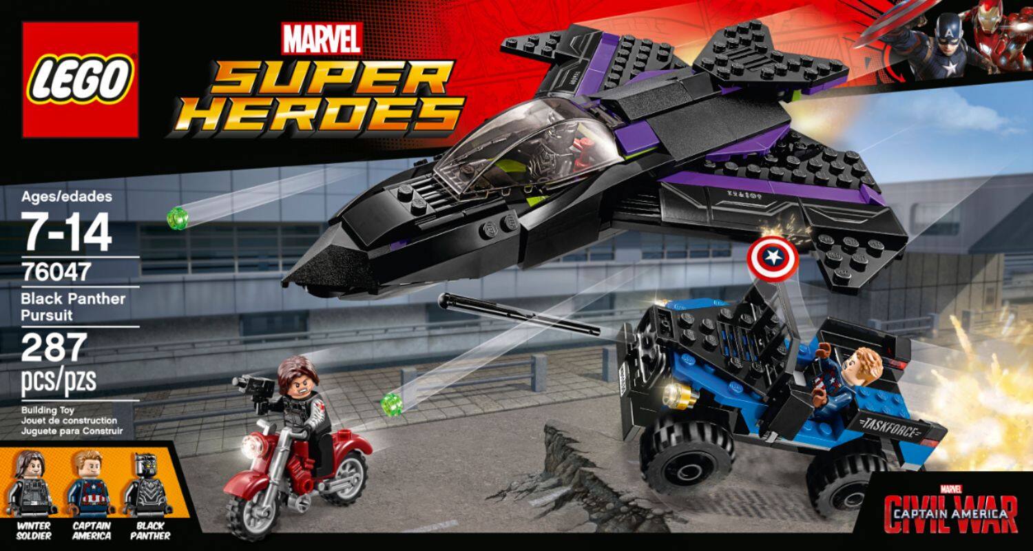 LEGO Marvel Super Heroes Black Panther Pursuit Multi colored 6137812