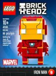 Front Zoom. LEGO - BrickHeadz Marvel Super Heroes: Iron Man - Red.